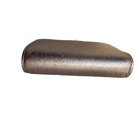 Tory Burch Emerson Mini Leather Wallet Rose Gold Retail $178 - Picture 7 of 13